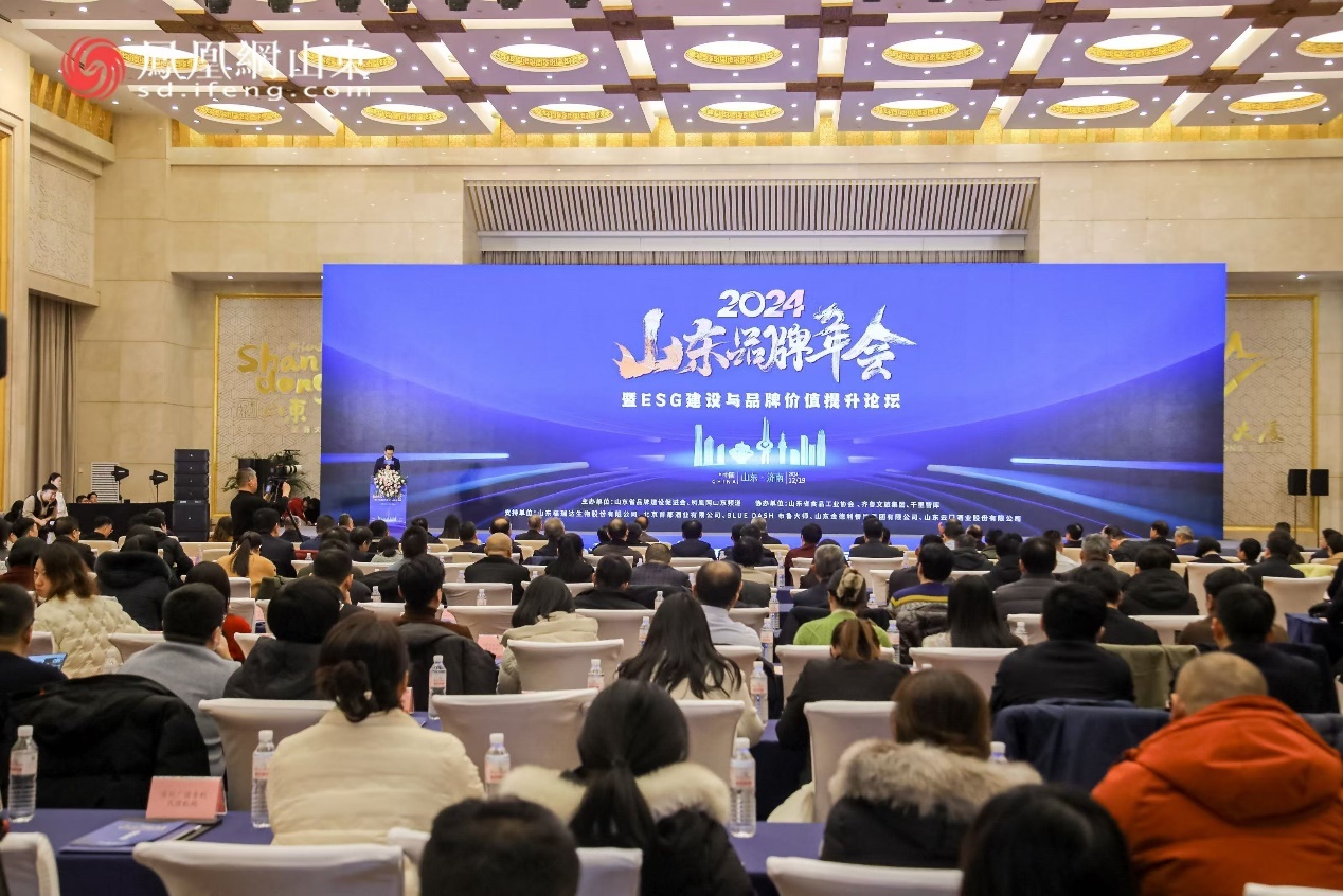 岳研会高级顾问岳佐泉受邀出席2024山东品牌年会并题赠墨宝